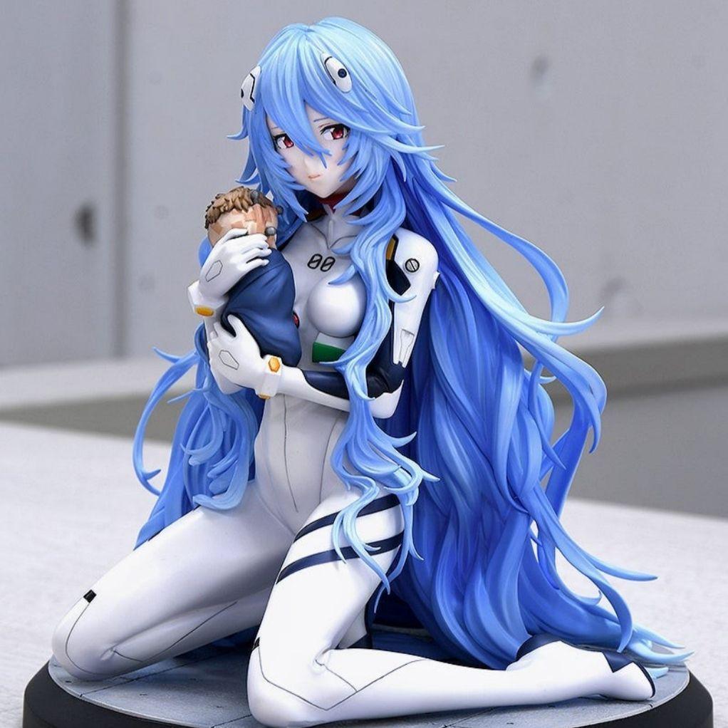 Patung Rei Ayanami Berlutut -  - Model Kit Bandai ulasan dan harga