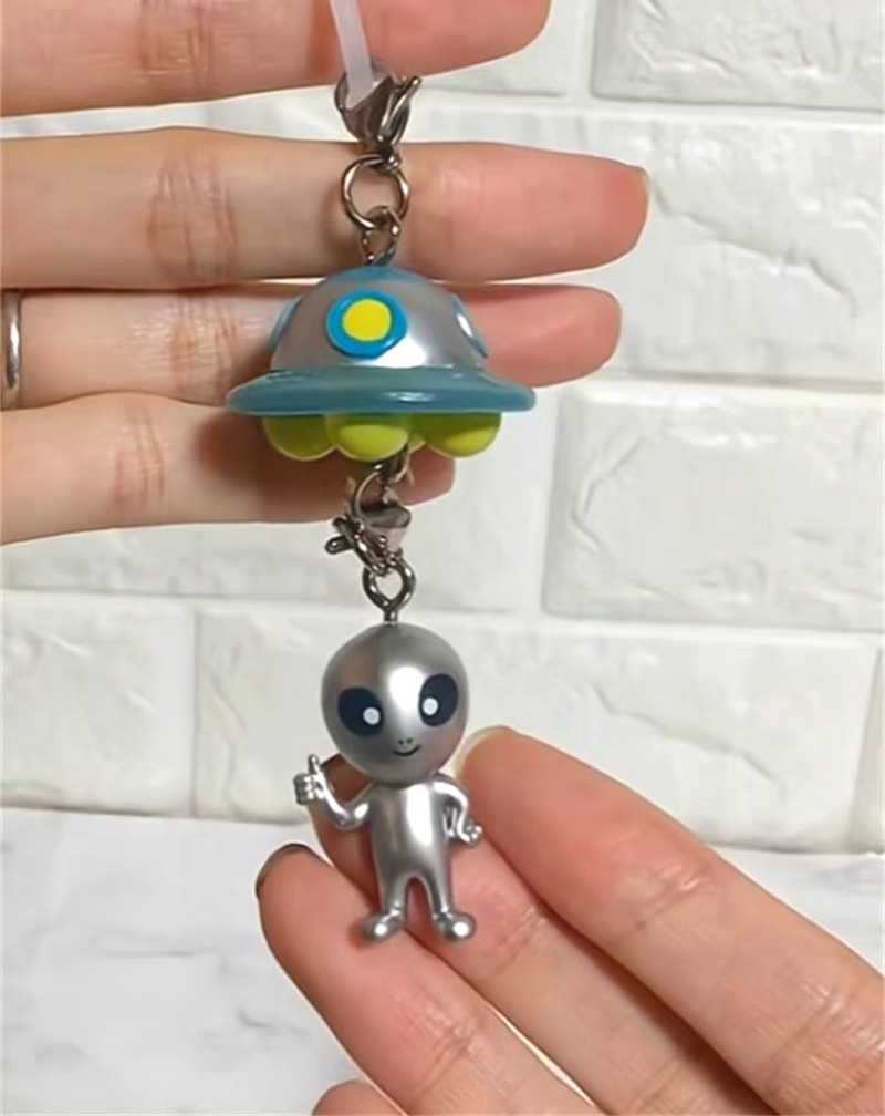 Mainan kapsul asli kawaii Spac - Model Kit Ufo ulasan dan harga