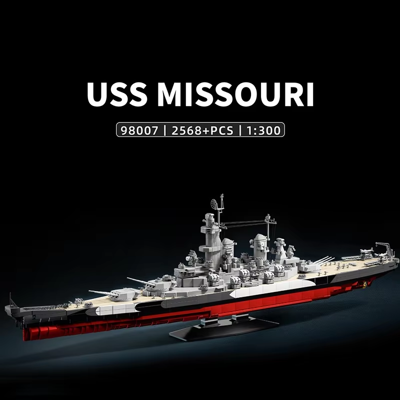 2568pcs Model Kapal Perang USS - Model Kit Uss Missouri ulasan dan harga