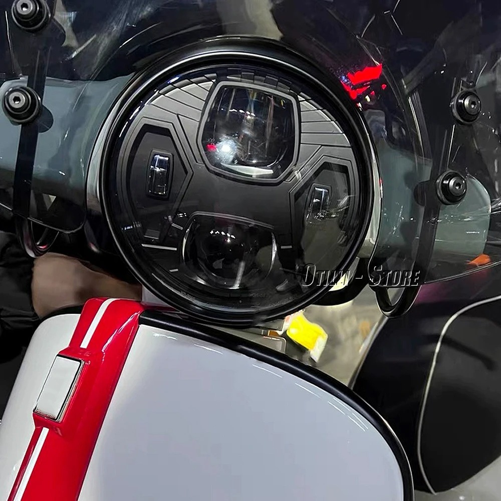 Rakitan Lampu Depan LED Krom H - Model Kit Vespa ulasan dan harga