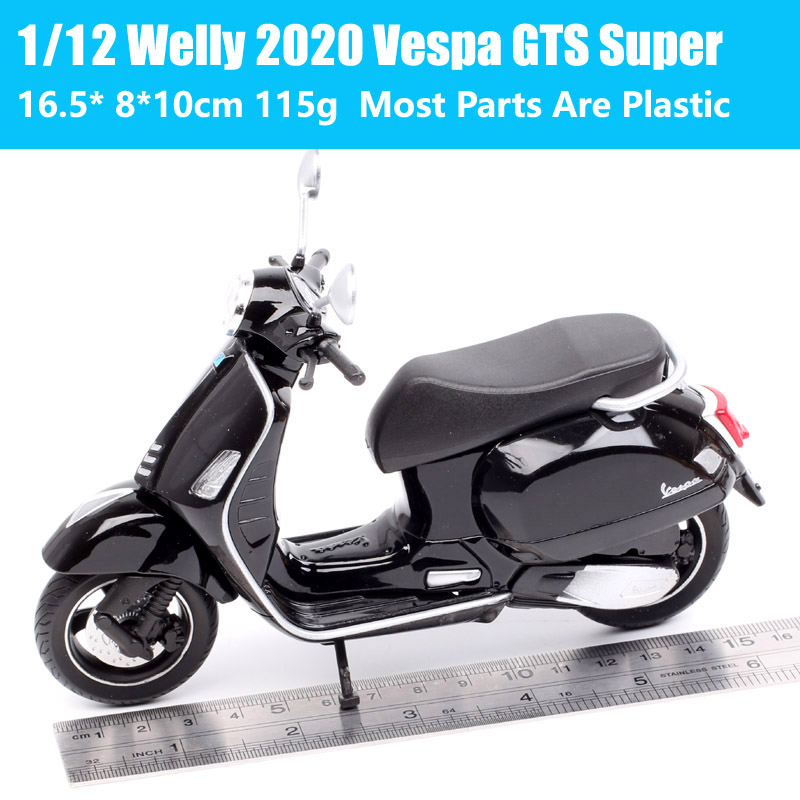 Welly Skala 1/12 Vespa GTS Sup - Model Kit Vespa ulasan dan harga